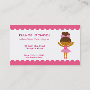 Carte De Visite École de danse