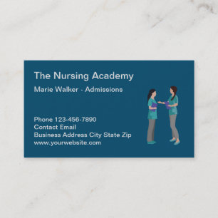 Carte De Visite École Et École Médicale De Soins Infirmiers