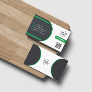 Carte De Visite Écologique d'entreprise moderne et professionnelle