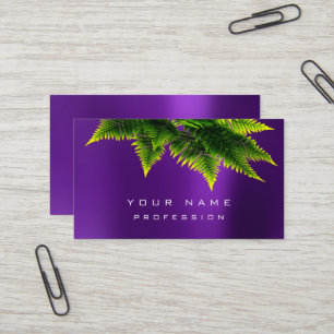Carte De Visite Économie verte Plum d'améthyste de Bourgogne biolo