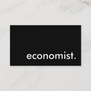 Carte De Visite économiste.