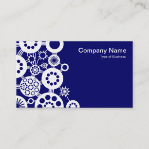 Carte De Visite Écosystème - Blanc sur Deep Navy 000066