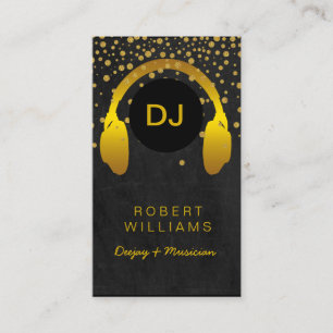 Carte De Visite Écouteur professionnel de professeur de musique d