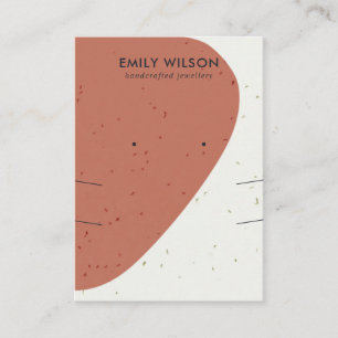 CARTE DE VISITE ÉCRAGE D'APPRÉCIATION DE LONGUEUR EN TERRACOTTE CÉ