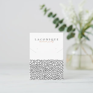 Carte De Visite Écran de bijoux   Point Polka   Abstraction 