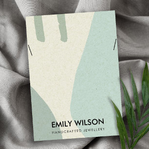 CARTE DE VISITE ÉCRAN DE LA COUCHE D'ART BLEU D'AQUA ABSTRAIT MOD