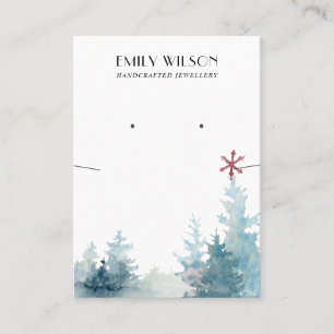 CARTE DE VISITE ÉCRAN DE RESTAURATION DE LA FORÊT D'ARBRE D'AQUA