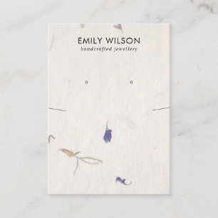 CARTE DE VISITE ÉCRAN DE RESTAURATION DE PAPIER FABRIQUÉ À LA MAIN