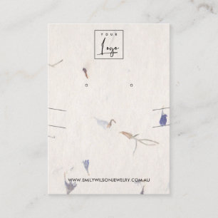 CARTE DE VISITE ÉCRAN DE RESTAURATION DE PAPIER FABRIQUÉ À LA MAIN