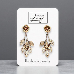 Carte De Visite Écran d'oreille de logo grand avec les médias soci