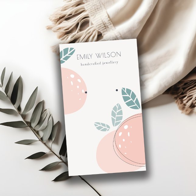 Carte De Visite Écran d'oreille en gras de fruits Abstraits (Créateur téléchargé)