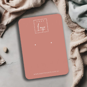 Carte De Visite Écran d'oreille minimal simple à base de tomate