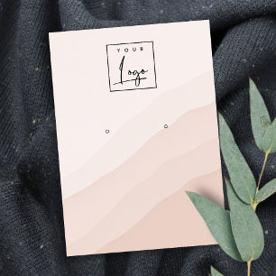 Carte De Visite Écran du logo Abstrait pour l'oreille à l'oreille 