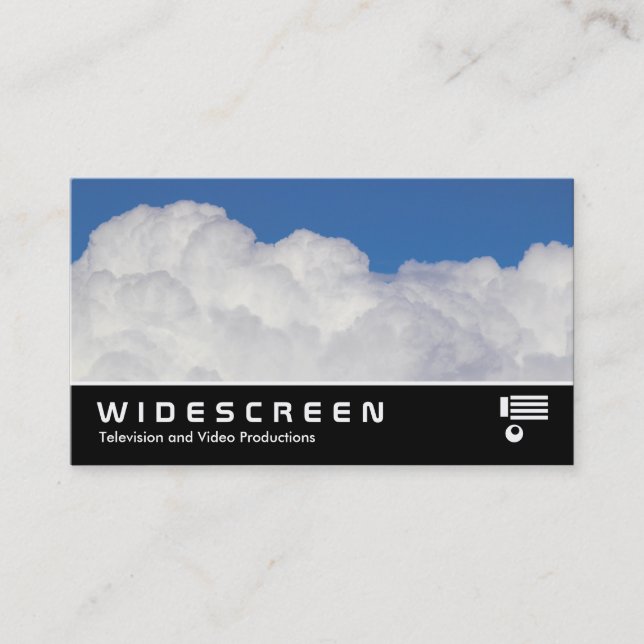 Carte De Visite Écran large 0477 - Cumulus Cloud II (Devant)