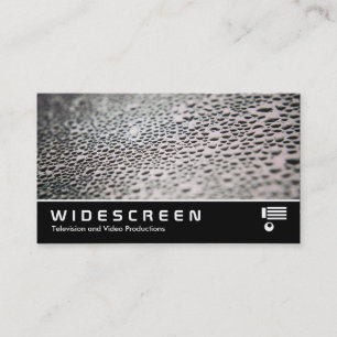 Carte De Visite Écran large 0487 - Droplets d'eau sur verre 02