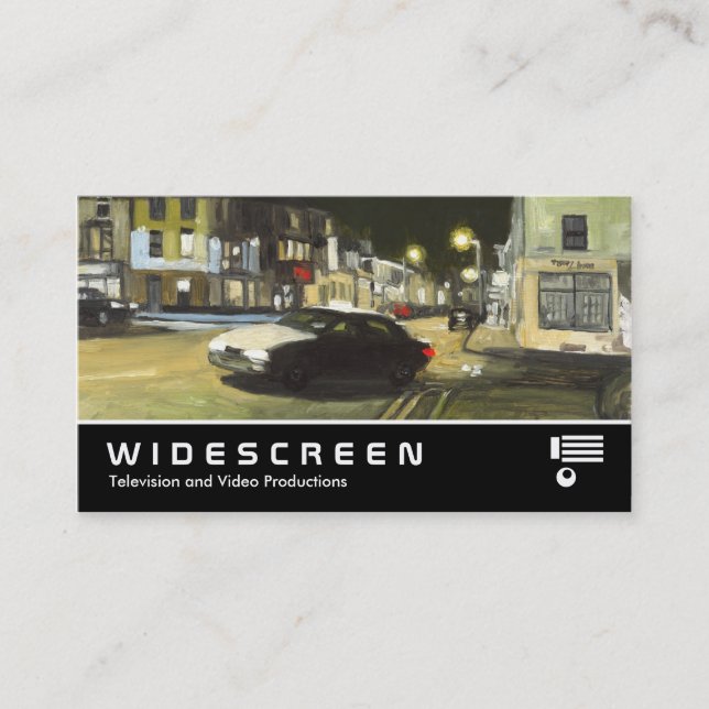 Carte De Visite Écran large 207 - Taxi - Peinture à l'huile (Devant)