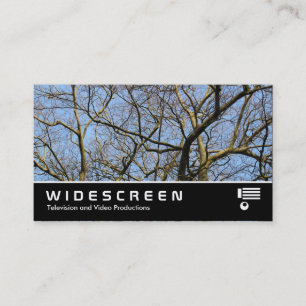 Carte De Visite Écran large 385 - Branches dans le soleil