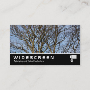 Carte De Visite Écran large 392 - Arbres éclairés au soleil