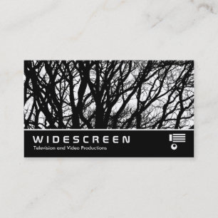 Carte De Visite Écran large 393 - Branches à contraste élevé