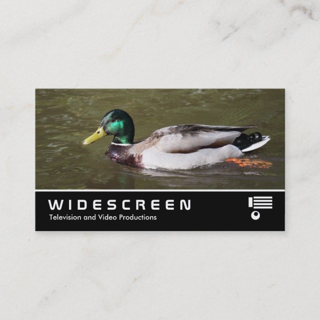 Carte De Visite Écran large 401 - Mallard Duck (Devant)