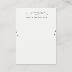 Carte De Visite Écran noir et blanc minimaliste