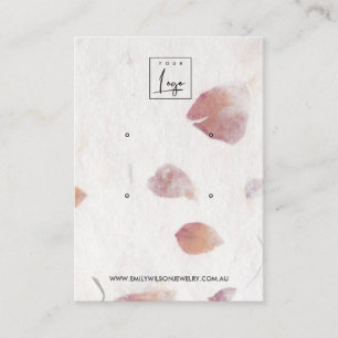 CARTE DE VISITE ÉCRAN PINK PETAL FABRIQUÉ À LA MAIN PAPIER 2 É