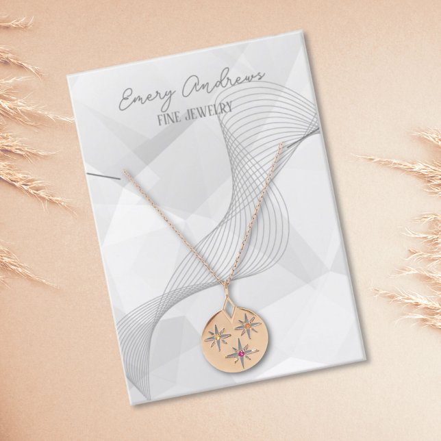 Carte De Visite Écran simple Designer Jewelry Collier (Créateur téléchargé)