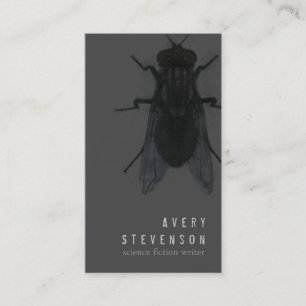 Carte De Visite Écrivain de science-fiction Black House Fly