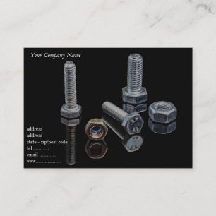 Carte De Visite Écrous - et - boulons