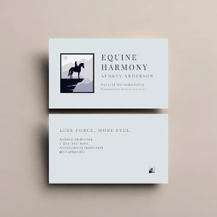 Carte De Visite Écurie Moderne Minimaliste