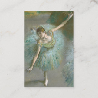 Carte De Visite Edgar Degas| Danseuse en vert