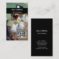 Edgar Degas - La classe de danse - Code QR