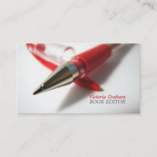 Carte De Visite Editeur de livres Blog de journaliste poète roman