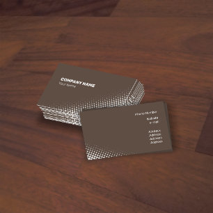 Carte De Visite Effet demi-ton blanc modéré