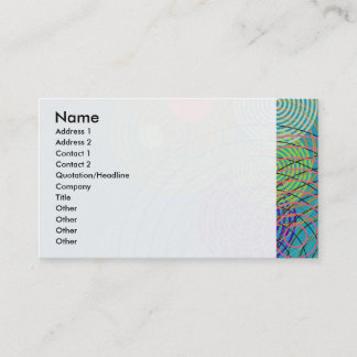 Carte De Visite Effet d'ondulation