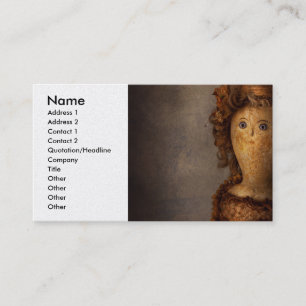 Carte De Visite Effrayante - Poupée - Matilda