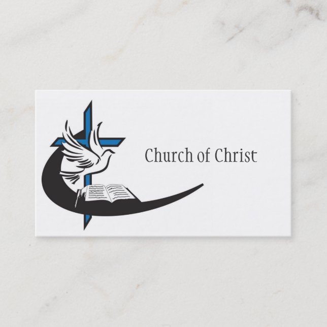 Carte De Visite Église religieuse Christianisme Religion Pasteur (Devant)