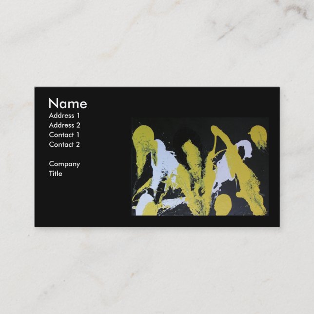 CARTE DE VISITE ÉJECTION ALIEN (Devant)