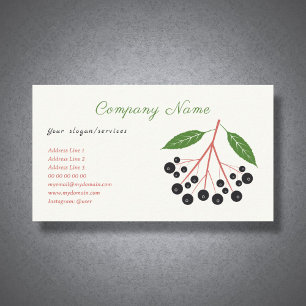 Carte de visite Elderberry