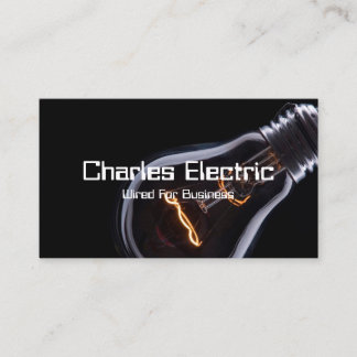 Carte de visite électrique électrique