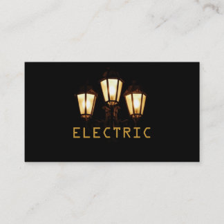 Carte de visite électrique électrique