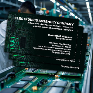 Carte De Visite Electronics Assembly Company
