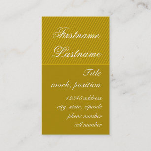 Carte de visite élégant