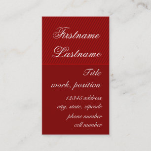 Carte de visite élégant