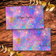 Elégant Abstrait Gold Fire Opal Gemstone