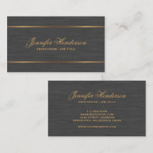 Elegant Black Linen Fabric Gold Frame Professional