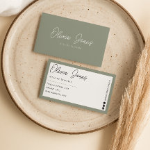 Élégant Boho Green Branding Moderne tendance Uniqu