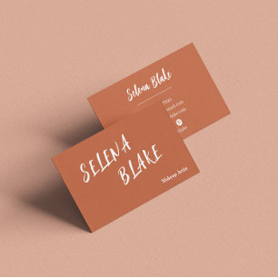 Carte De Visite Elégant Boho Minimaliste - tendance chic esthétiqu