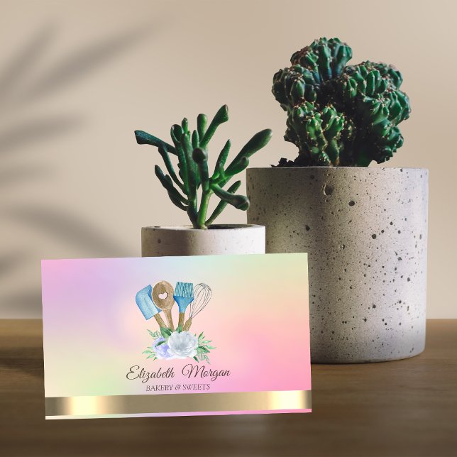 Carte De Visite Élégant boulangerie professionnelle Outils à main  (Créateur téléchargé)