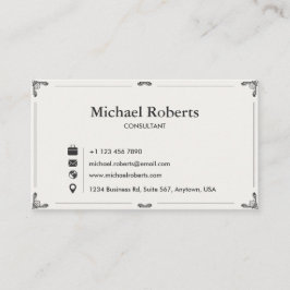 Carte De Visite Elegant Business Card
